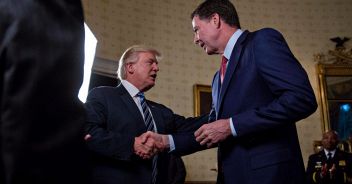 Donald Trump e James Comey