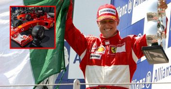 michael schumacher ferrari 2001