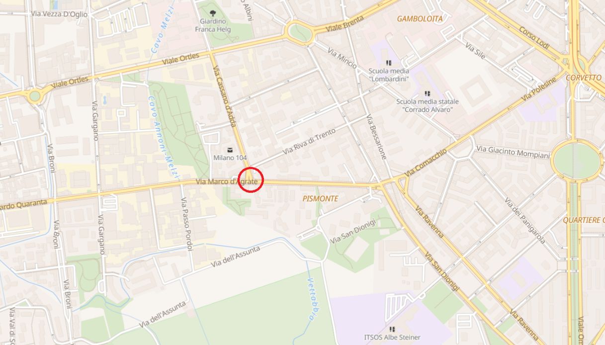 Milano morto moto polizia