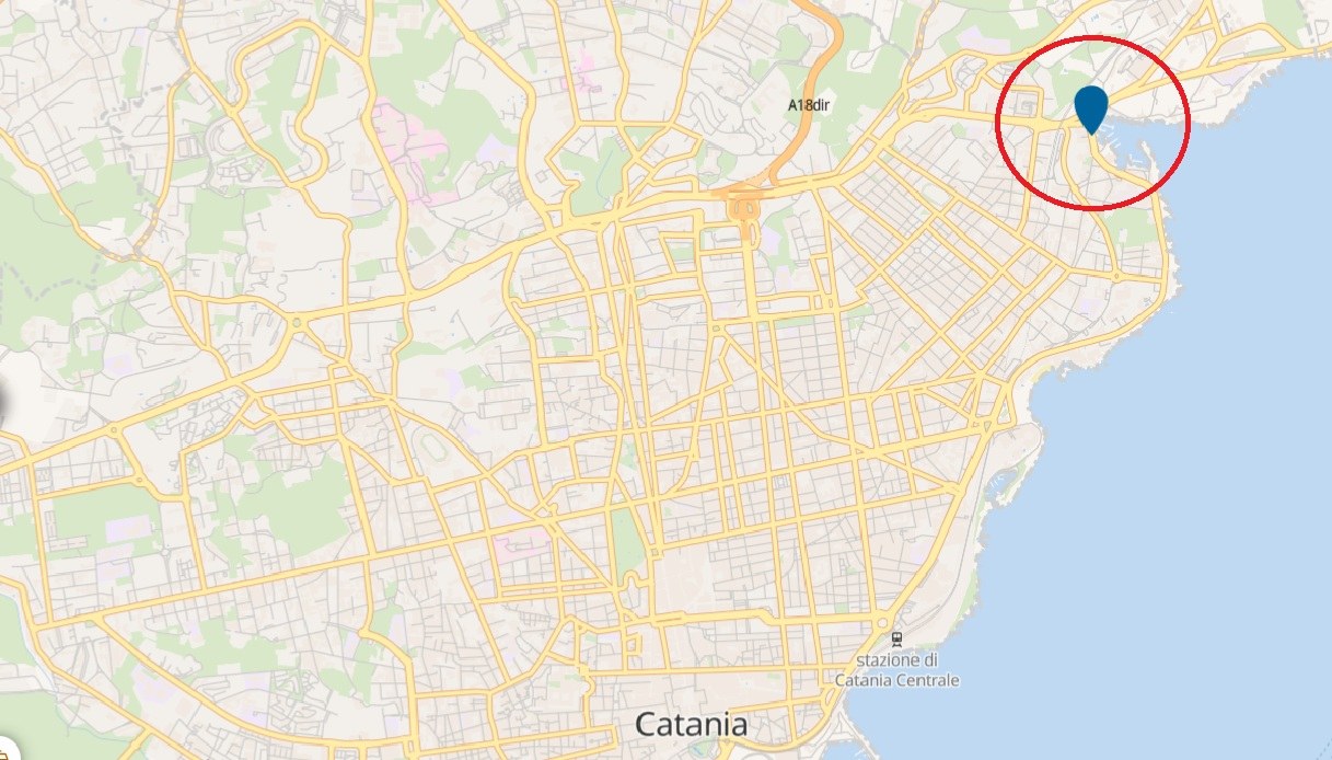 Mappa di Catania