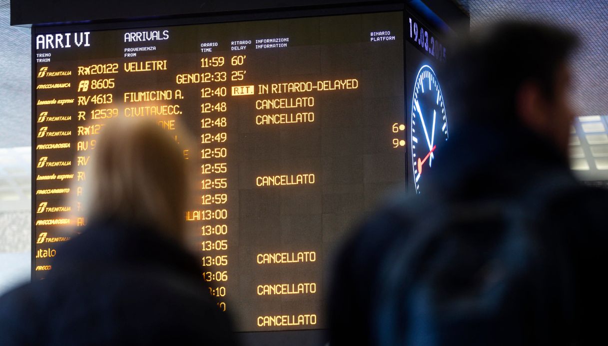 sciopero treni venerdì 23 maggio 2025 trenitalia italo