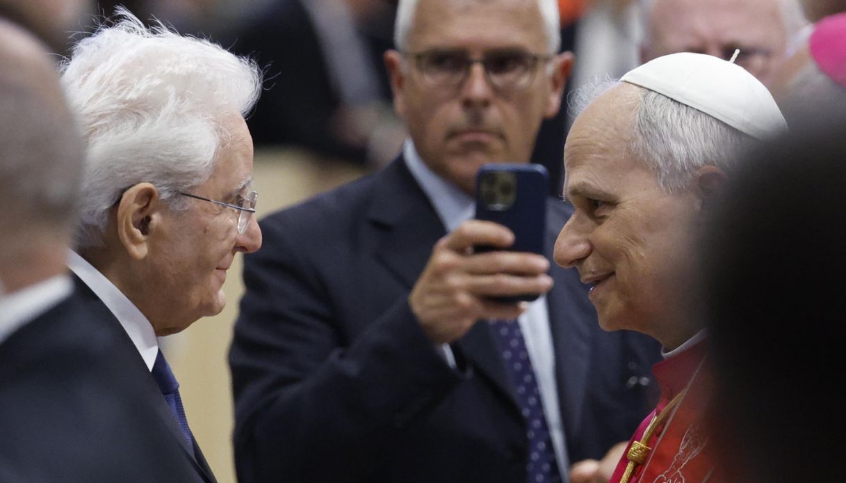 Sergio Mattarella e Papa Leone XIV
