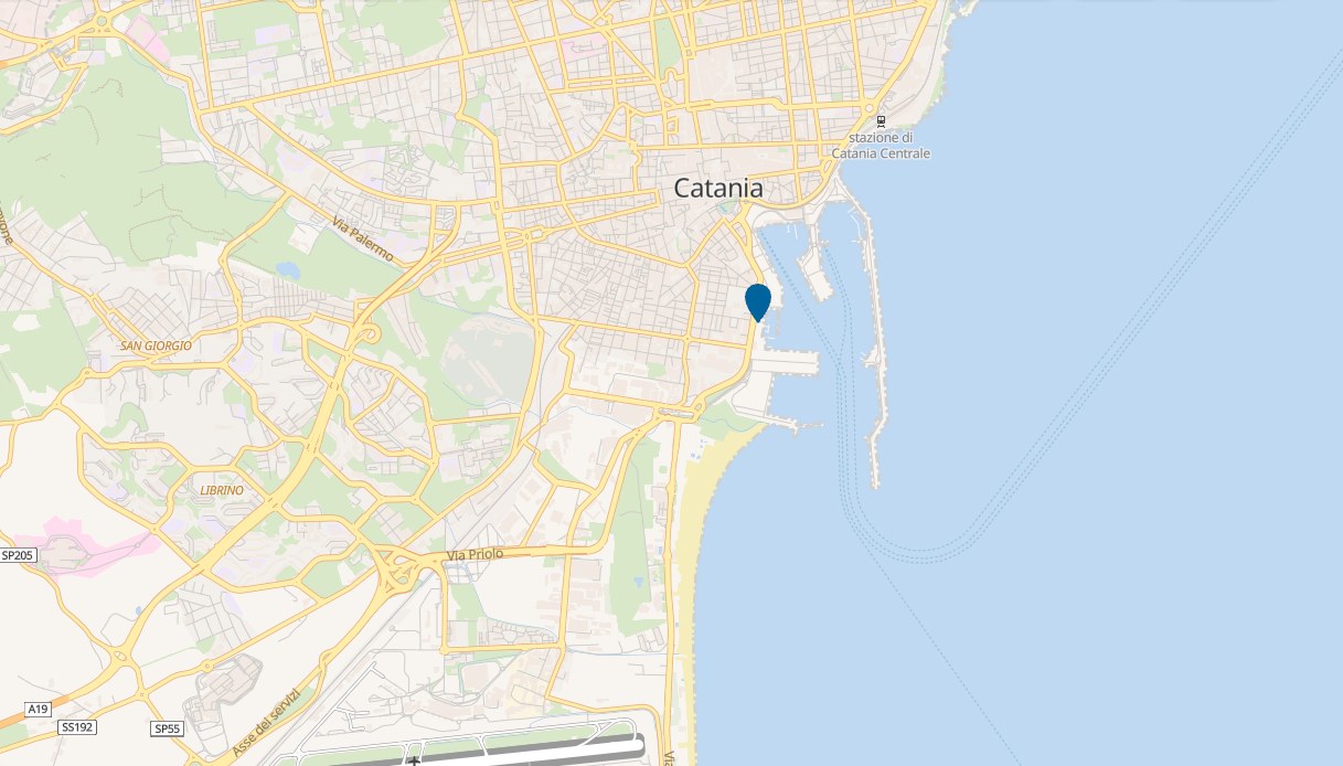 vento Catania nave crociera porto turisti