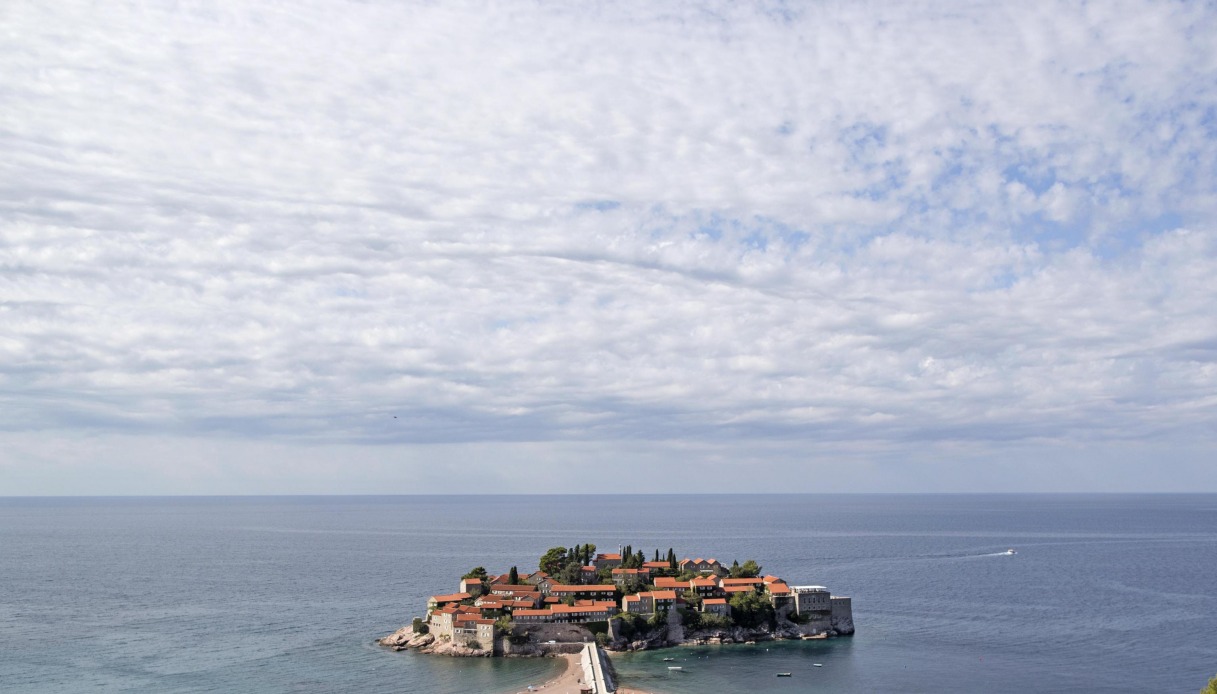 Budva nel mar Adriatico