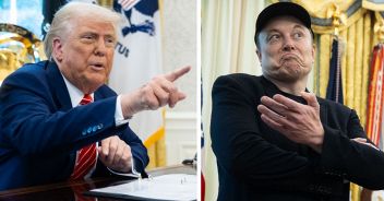 Elon Musk partito X Donald Trump