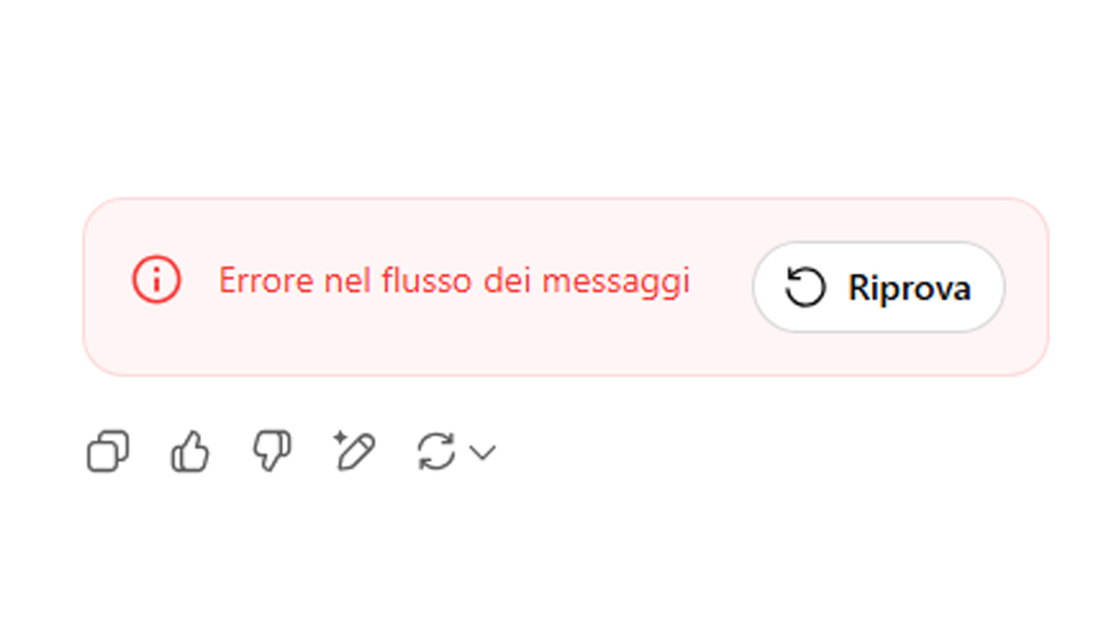 errore chatgpt