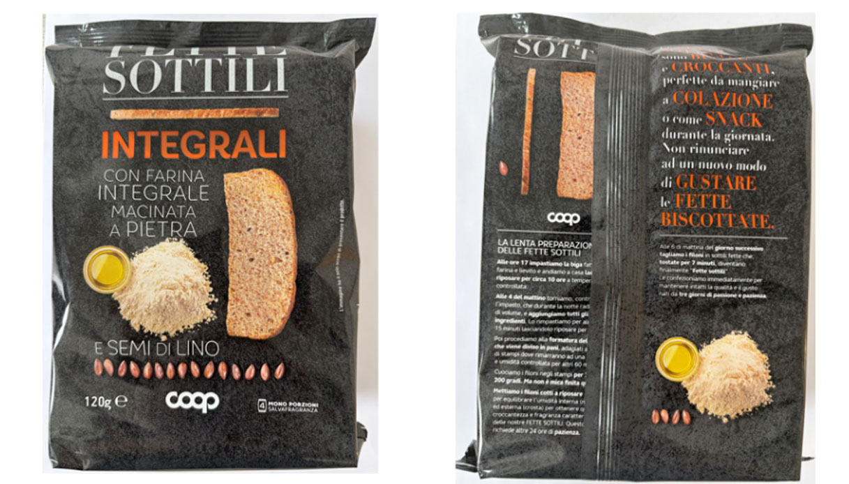 fette biscottate richiamo coop