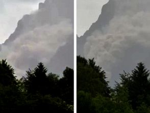 Frana fra San Vito di Cadore e Cortina, crollo sulla Croda Marcora ricopre la vallata di polvere: il video
