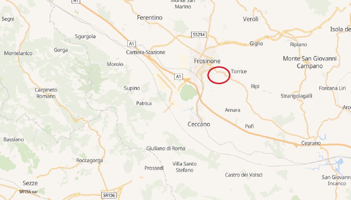 Incidente tra Torrice e Frosinone