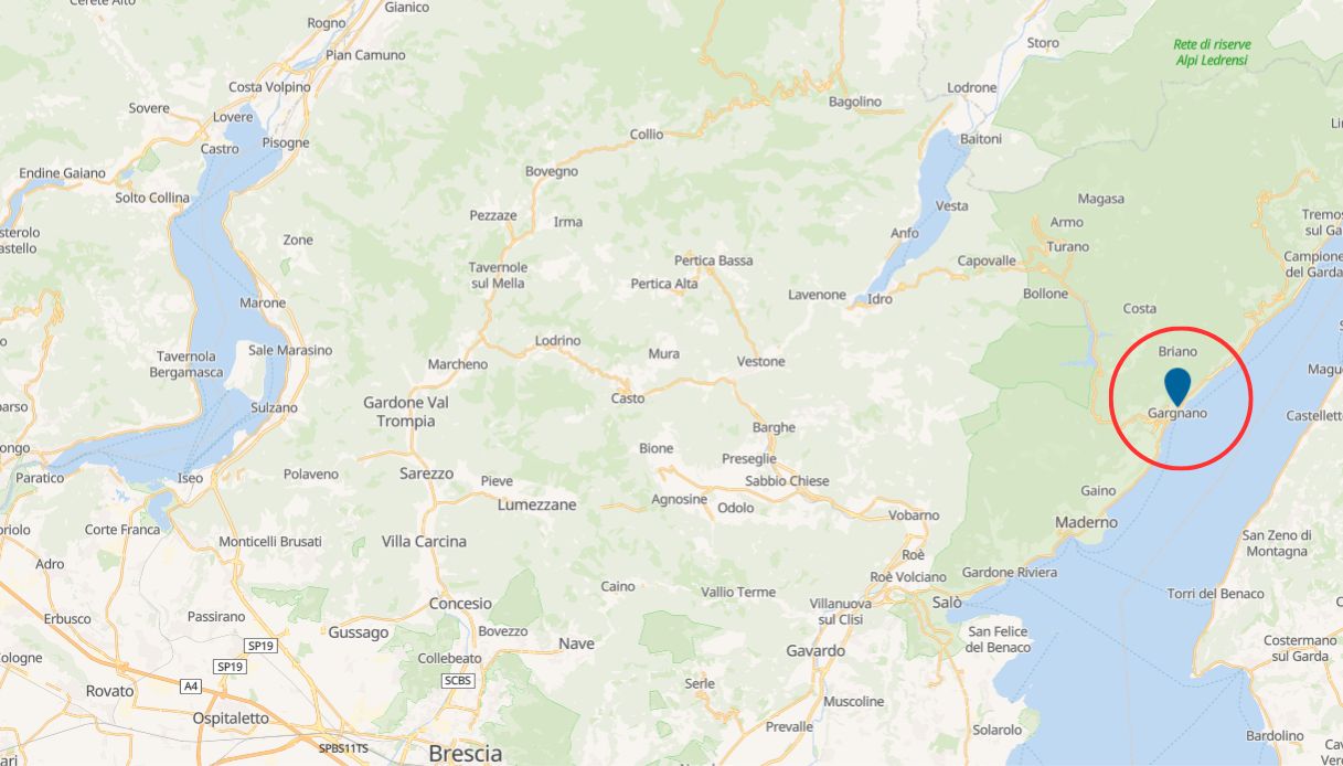 gargnano lago di garda ciclista
