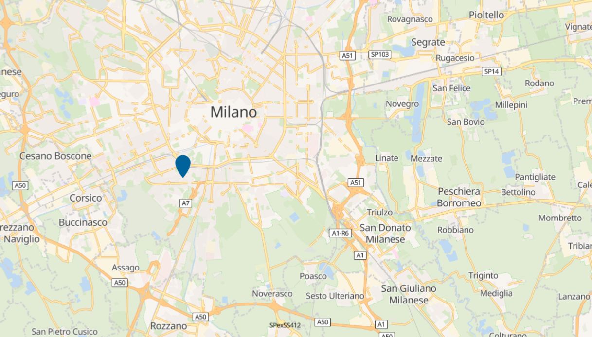incendio Milano via Felice Lope de Vega