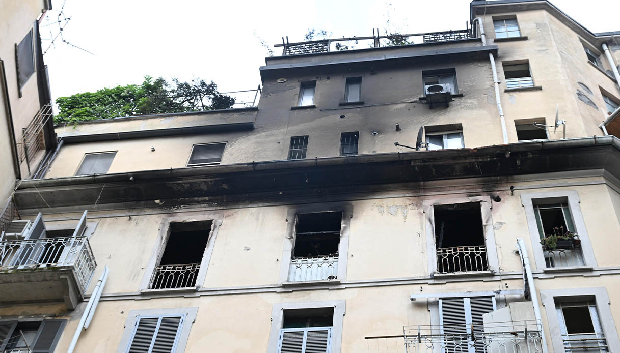 incendio Milano viale Abruzzi