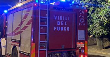 Incendio a Roma