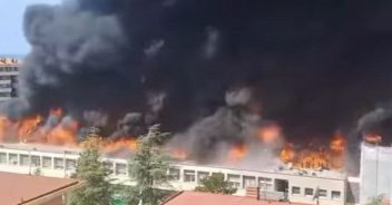 incendio Università Tuscia Viterbo Facoltà Agraria