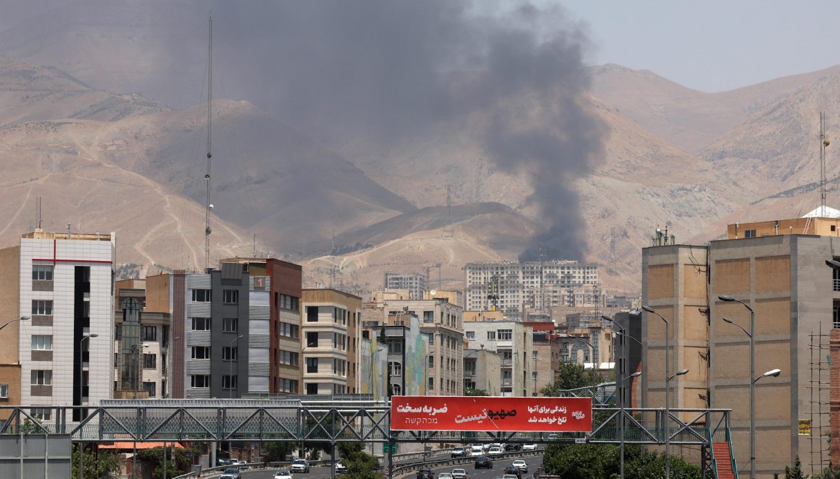 Un bombardamento a Teheran