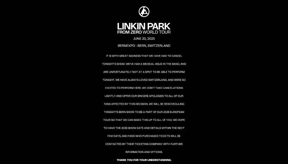 linkin-park-comunicato-cancellazione-concerto-berna
