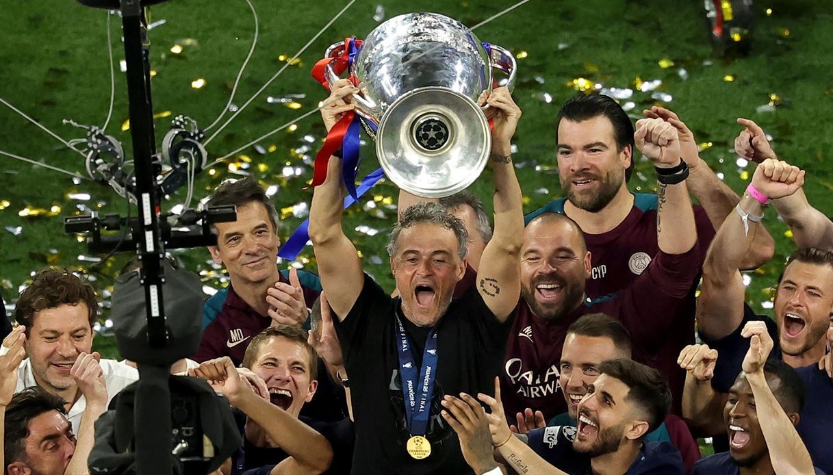 Festeggiamenti Champions League