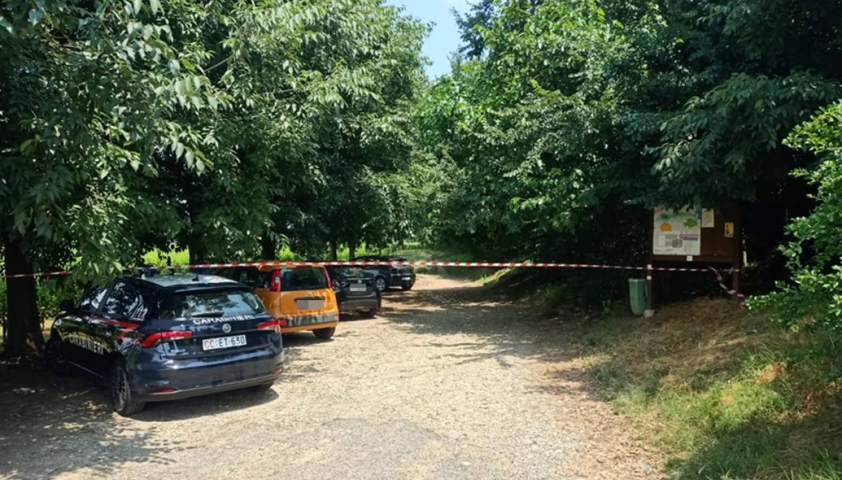 Il luogo del ritrovamento del cadavere di Matteo Formenti