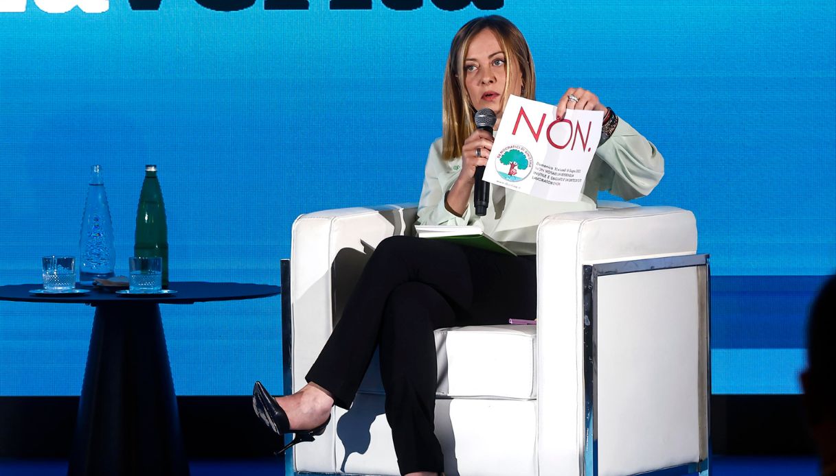 Meloni non vota al referendum