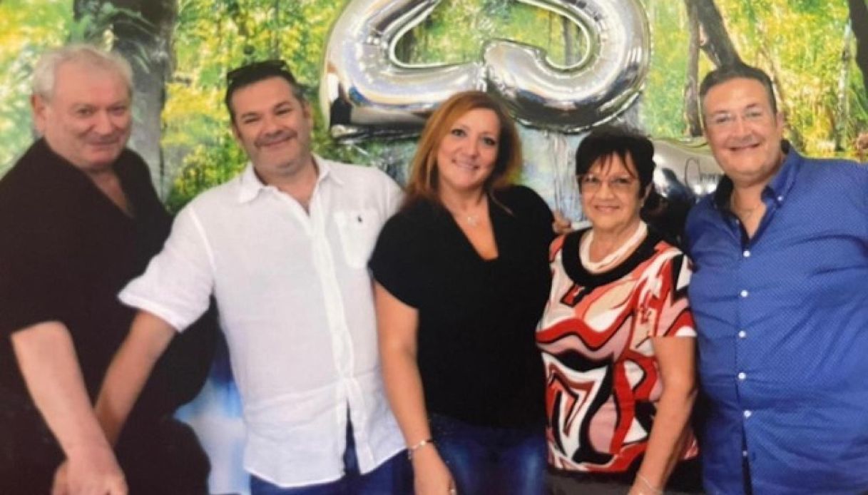 Pierina Paganelli e i figli