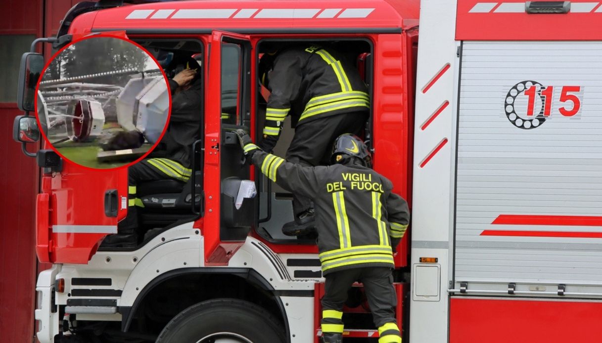Crolla la ruota panoramica di Lecco per vento e maltempo: il disastro in pochi minuti, la situazione Crolla la ruota panoramica di Lecco per vento e maltempo: il disastro in pochi minuti, la situazione