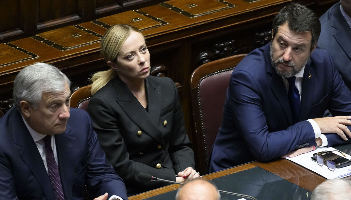 tajani meloni salvini