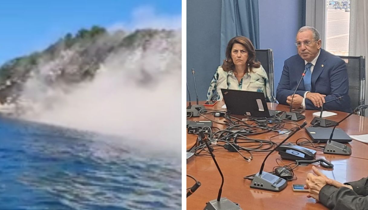 Terremoto a Napoli nei Campi Flegrei, il video del costone franato a Punta Pennata vicino Bacoli Terremoto a Napoli nei Campi Flegrei, il video del costone franato a Punta Pennata vicino Bacoli