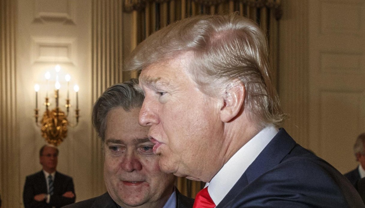 Steve Bannon Donald Trump Elon Musk