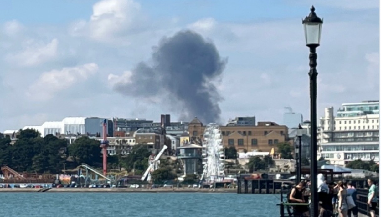 Aereo precipita a Southend
