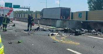 aereo ultraleggero precipitato Brescia