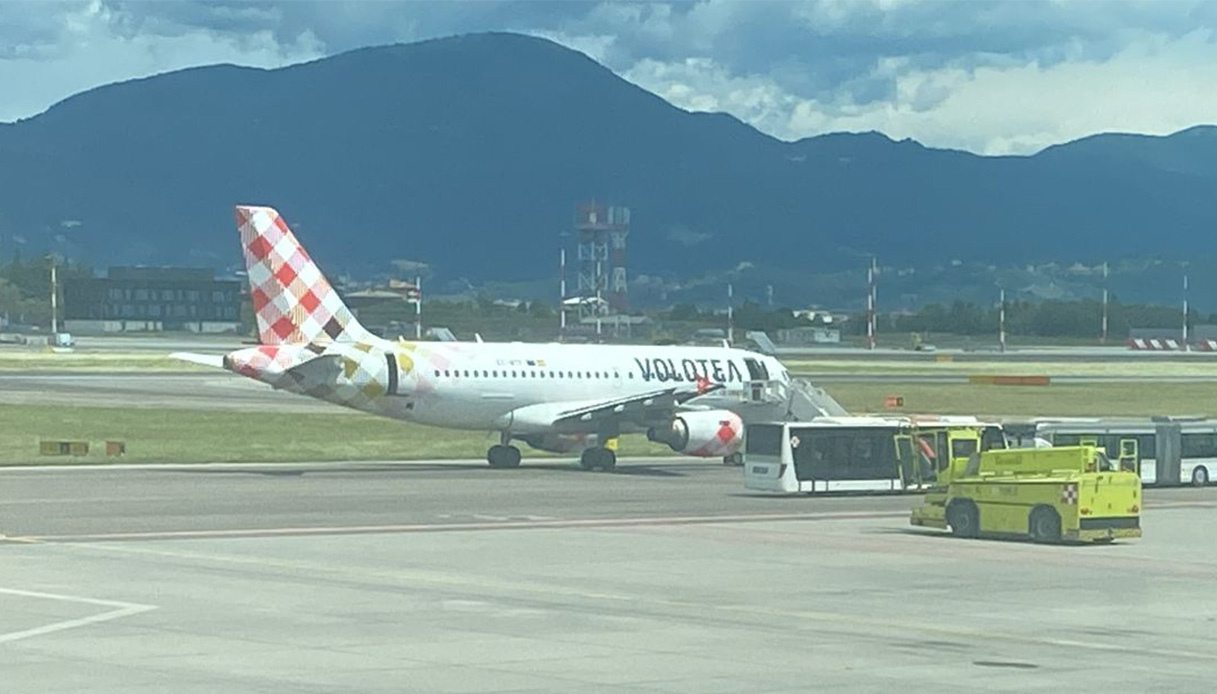 Andrea Russo risucchiato aereo Orio al Serio
