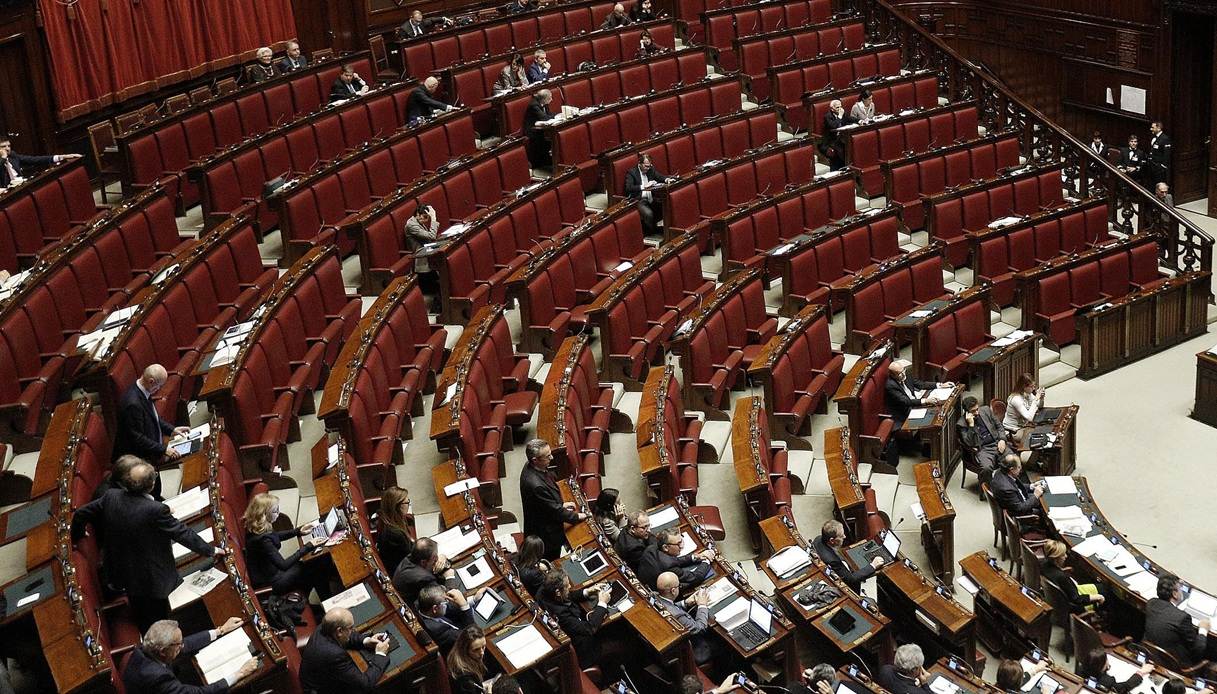 Camera dei Deputati durante i lavori