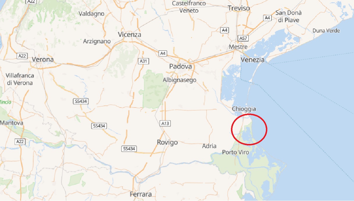 Mappa di Rosolina