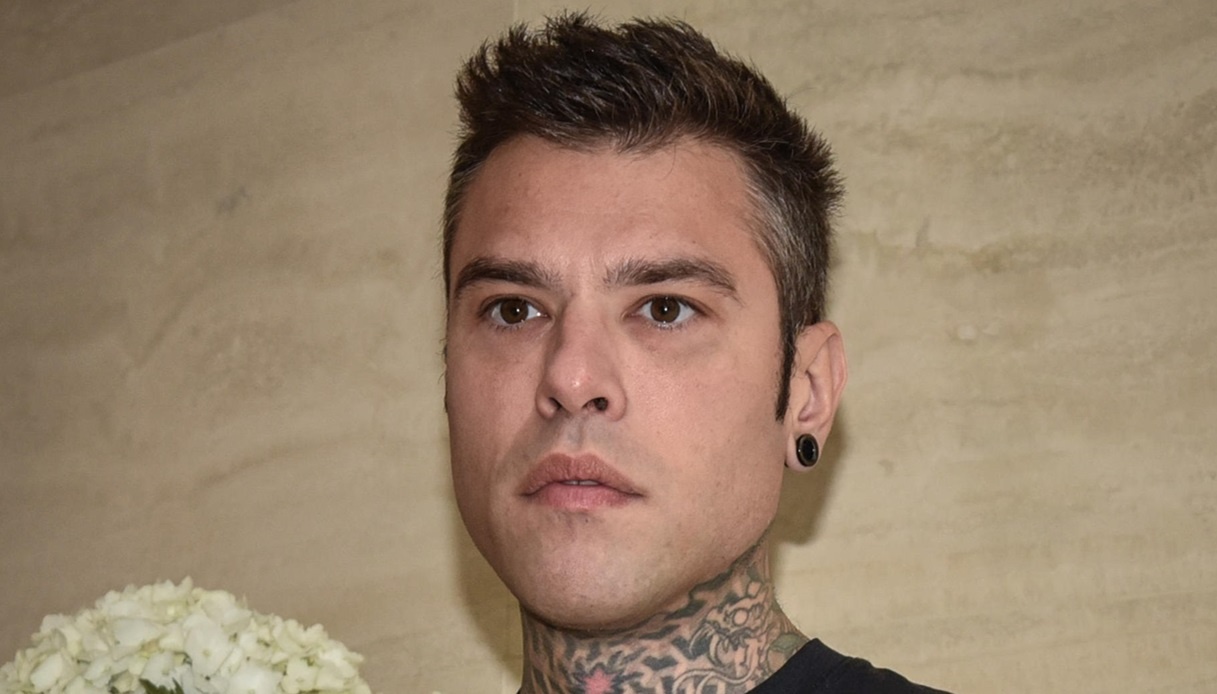 Il rapper Fedez in primo piano