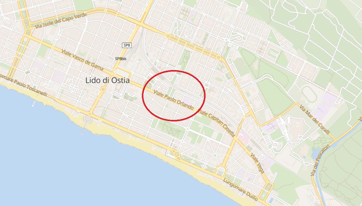 Cartina di Ostia