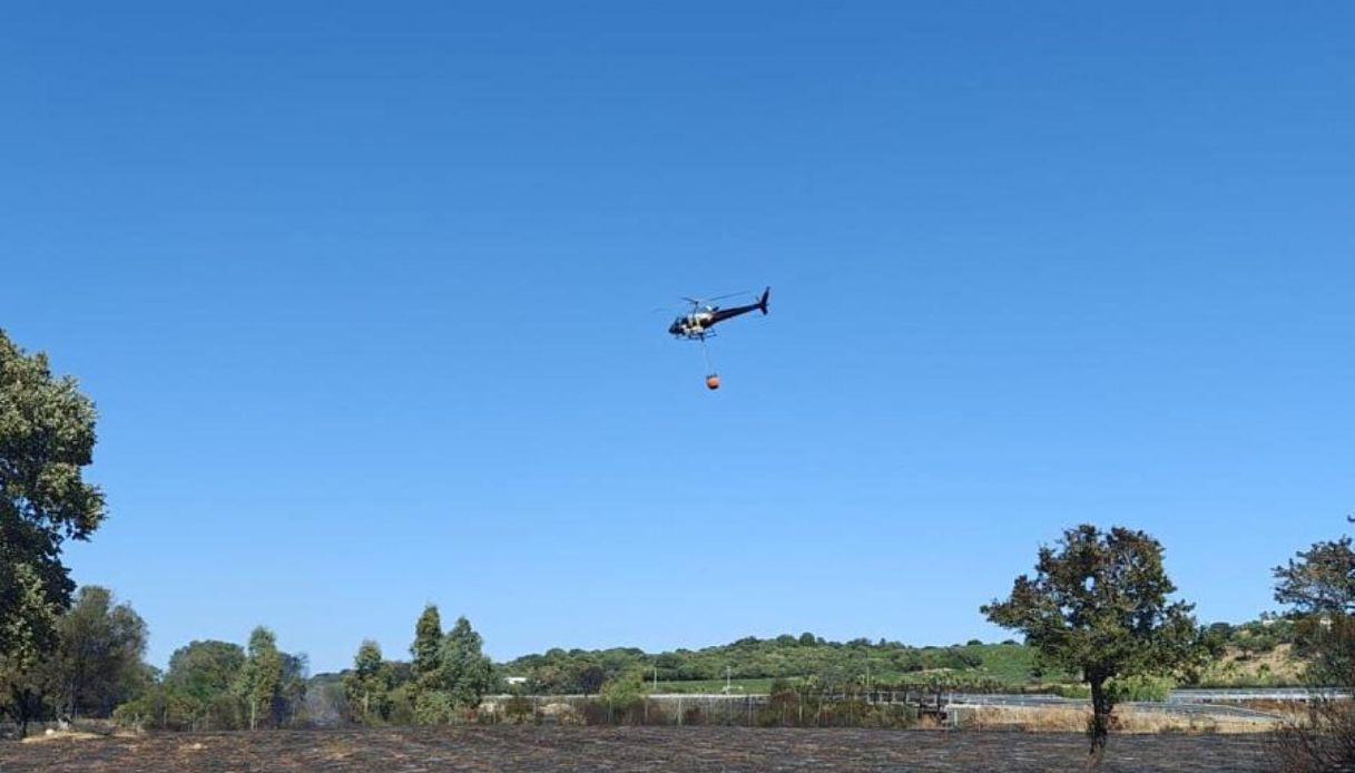 incendio olbia aeroporto
