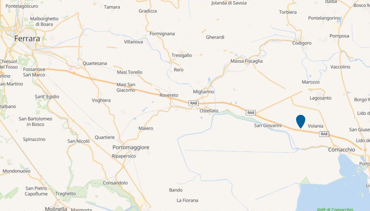 incidente comacchio ferrara