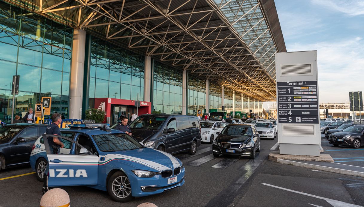 Luca Zingaretti moglie politico aeroporto Fiumicino