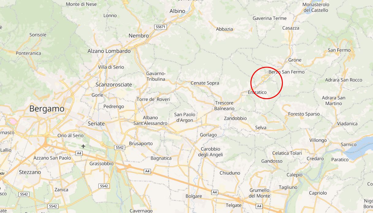 luzzana bergamo incidente bambino