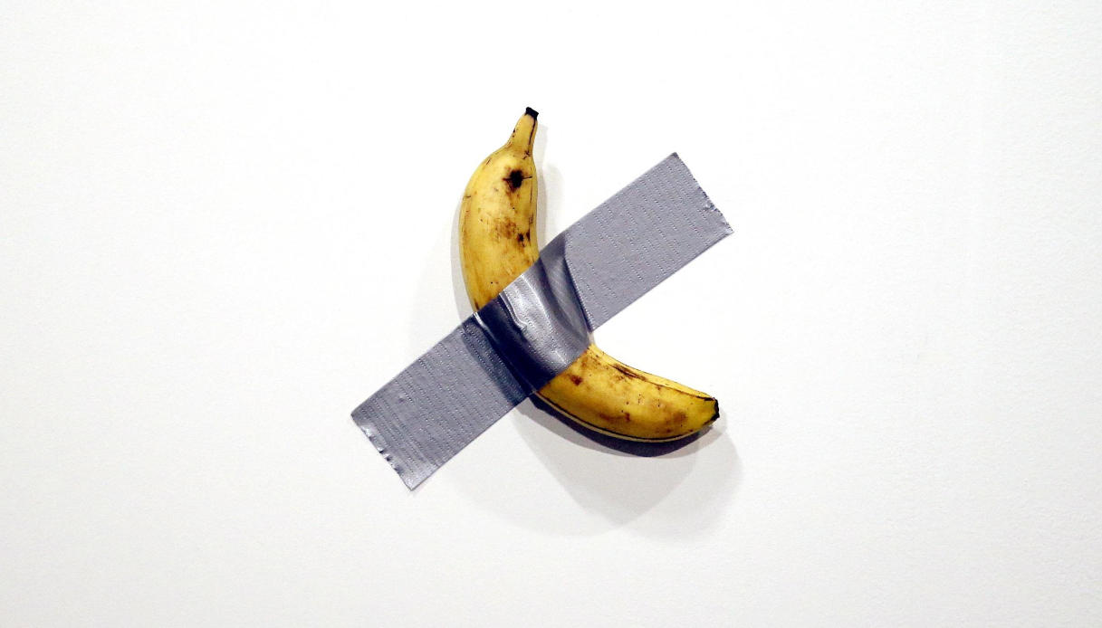 Bananan Cattelan mangiata