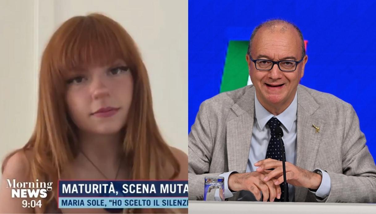Mariasole Tomassini fa scena muta volontaria alla Maturità, attacco a Valditara: "Dichiarazione vergognosa" Mariasole Tomassini fa scena muta volontaria alla Maturità, attacco a Valditara: "Dichiarazione vergognosa"