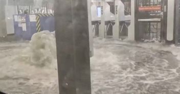 metropolitana-new-york-maltempo-video