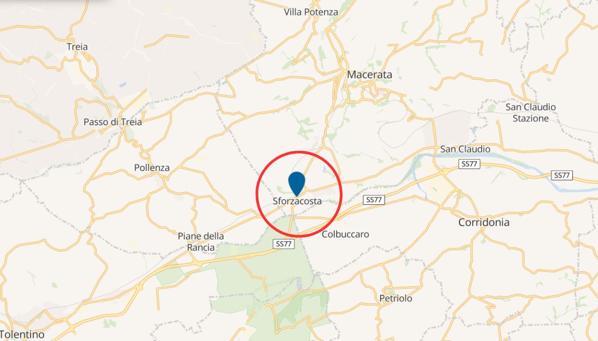 operaio morto Sforzacosta macerata