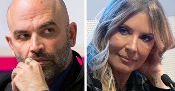 Roberto Saviano e Selvaggia Lucarelli