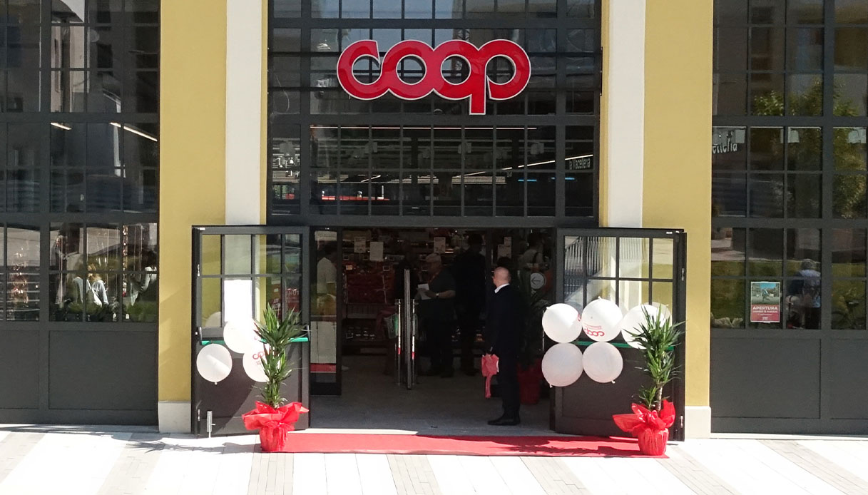 supermercato coop, punto vendita di Modena