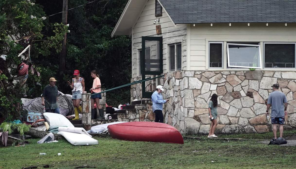 Il Camp Mystic dopo l'alluvione