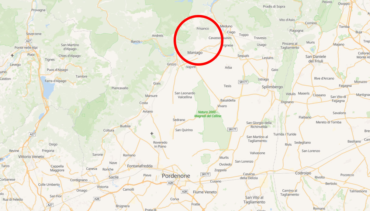 incidente frisanco maniago pordenone