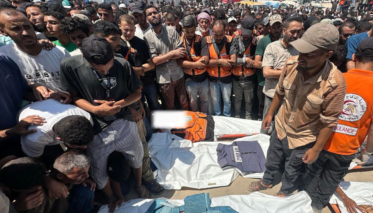 Isreale gaza ospedale giornalisti
