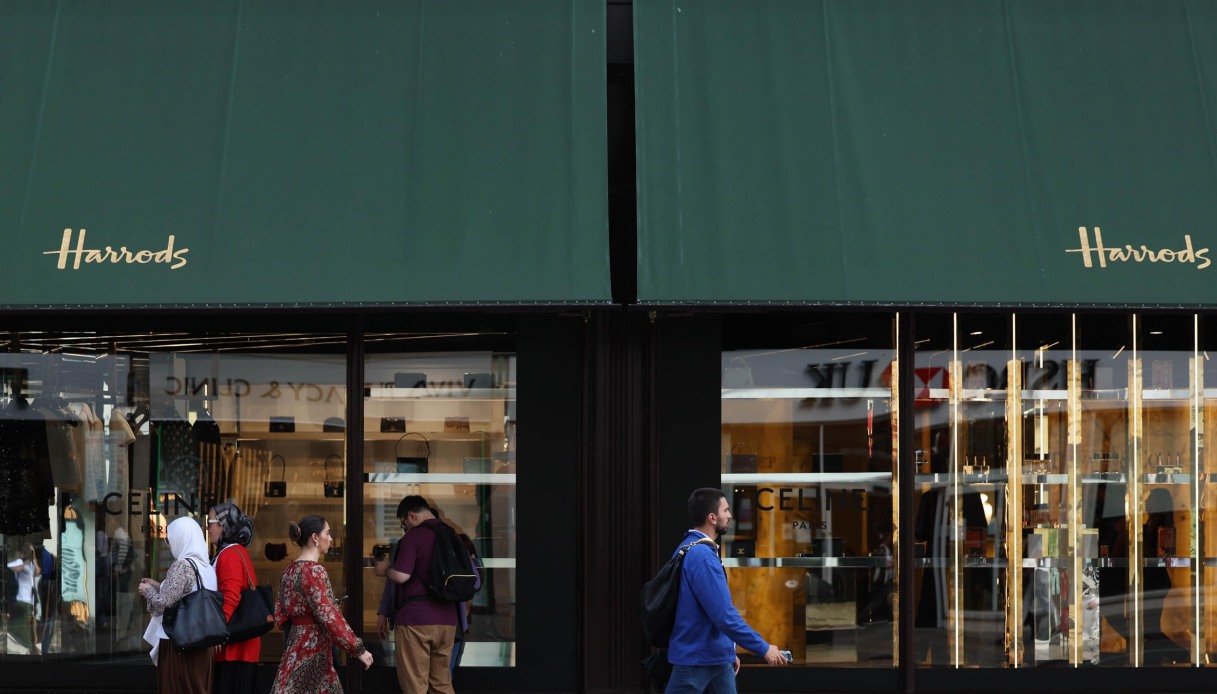 Le vetrine di Harrods dove Riccardo Pulvini era visual merchandiser