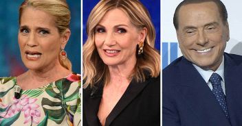 Lorella Cuccarini Heather Parisi Silvio Berlusconi